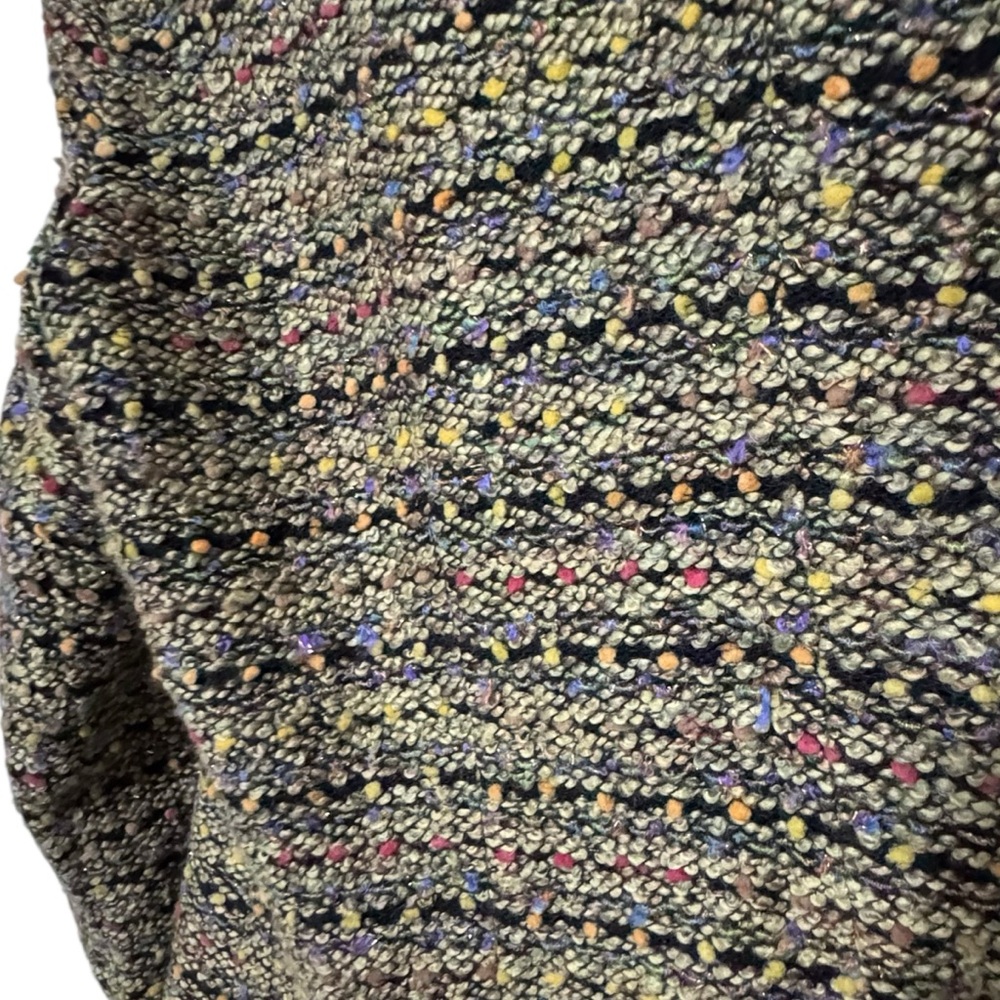 Sag Harbor Women's Tweed Blazer - Black and Gold holiday old money cottage - Picture 12 of 12